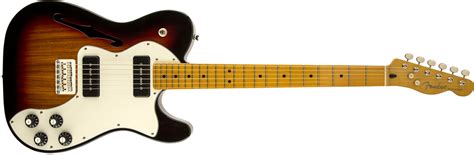 Fender Modern Player Telecaster® Thinline Deluxe, Maple Fingerboard, 3-Color Sunburst