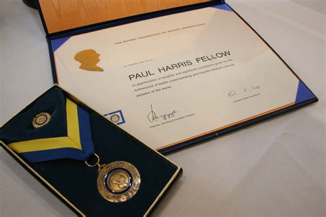 Six recognised as Paul Harris Fellows | Rotary Club of Barbados