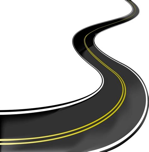 Road background curved decor 3d sketch Vectors graphic art designs in editable .ai .eps .svg ...