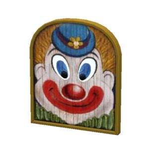 Le Cirque Esprit- Clowning Around Wall Sculpture - Store - The Sims™ 3