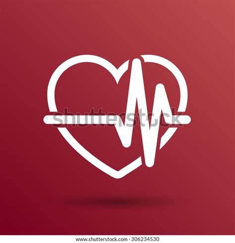 Heartbeat Echocardiography Cardiac Exam Form Heart Stock Vector (Royalty Free) 306234530 ...