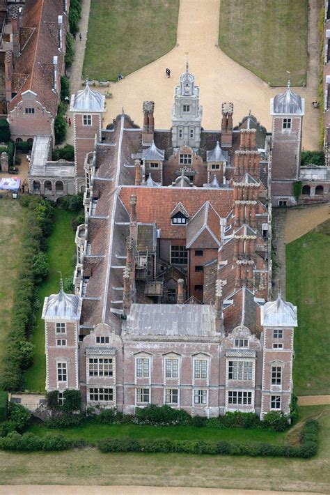 Blickling Hall aerial image - Norfolk UK 2