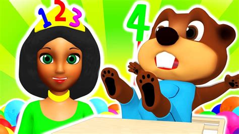 Princess 123s Learn Numbers | Teach Counting for Toddlers, Learn Colors, ABC Song by Busy ...