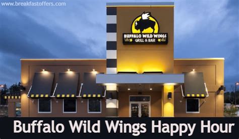 Buffalo Wild Wings Happy Hour | Special Menu Timings - Breakfast Offers