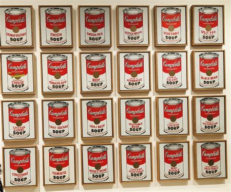 Campbell’s soup painting | Andy warhol, Grand art mural, Oeuvre d'art