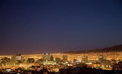 El Paso Skyline At Night Photograph by Vallariee | Pixels