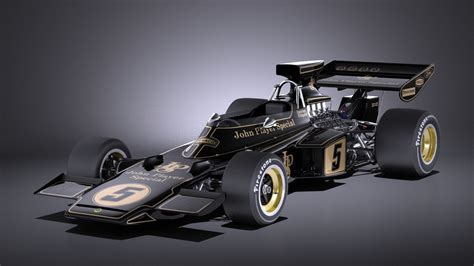 Lotus 72d 1970-1975 John Player Special Grand Prix VRAY 3D