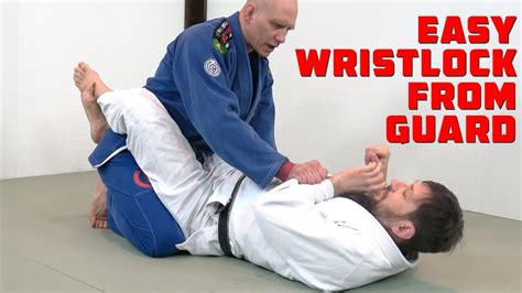 An Easy Wristlock from the Guard - YouTube