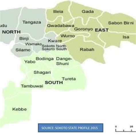 Map of Sokoto State in Nigeria. | Download Scientific Diagram