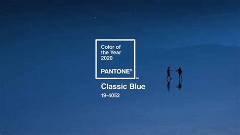 Pantone Reveals Color of the Year 2020: Pantone® 19-4052 Classic Blue