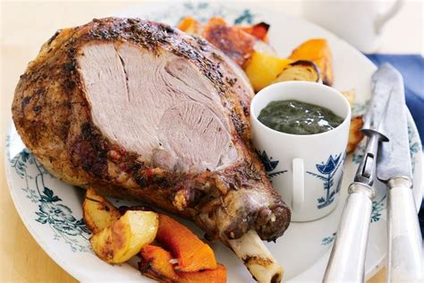 Classic roast lamb and gravy