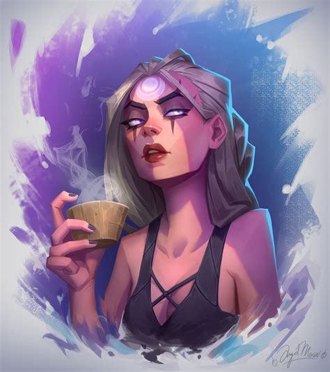 My fan art of Diana drinking some coffee...or tea? :) : r/DianaMains