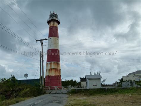 Jumping by South Point Lighthouse- South Coast, Barbados - Michael W Travels...