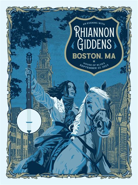 Giddens Tour Poster - Boston – Rhiannon Giddens Official Webstore