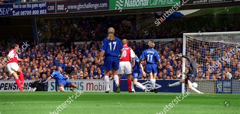 Thierry Henry Right Scores Arsenals Goal Editorial Stock Photo - Stock ...