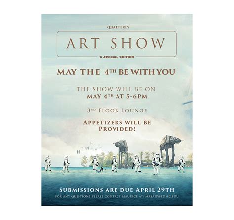 May the Fourth Art Show Poster on Behance