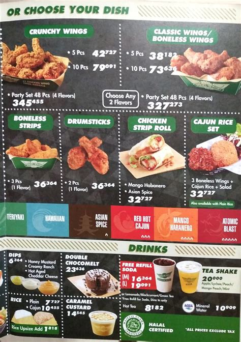 Wingstop Menu, Menu for Wingstop, Medan Satria, Bekasi - Zomato Indonesia