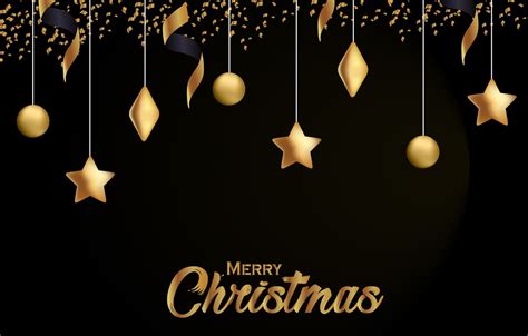 Black Gold Christmas Wallpapers - Wallpaper Cave