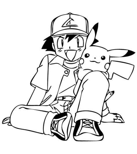 Ash Ketchum Coloring Pages - Best Coloring Pages For Kids