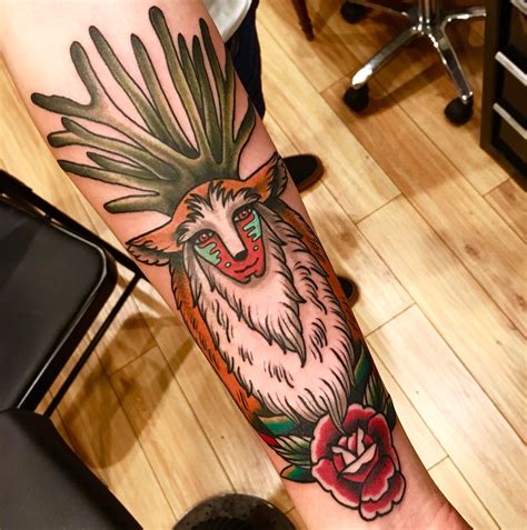 Ghibli's Mononoke Forest Spirit Tattoo Badass Tattoos, Love Tattoos, Body Art Tattoos, Tribal ...