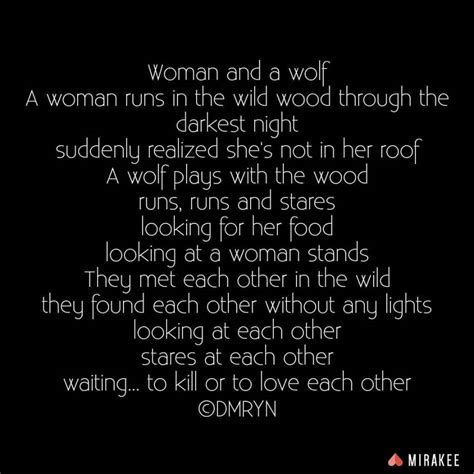 Woman and a Wolf