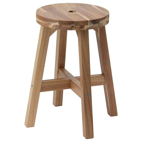 SKOGSTA Stool, acacia - IKEA | Ikea stool, Stool, Solid wood