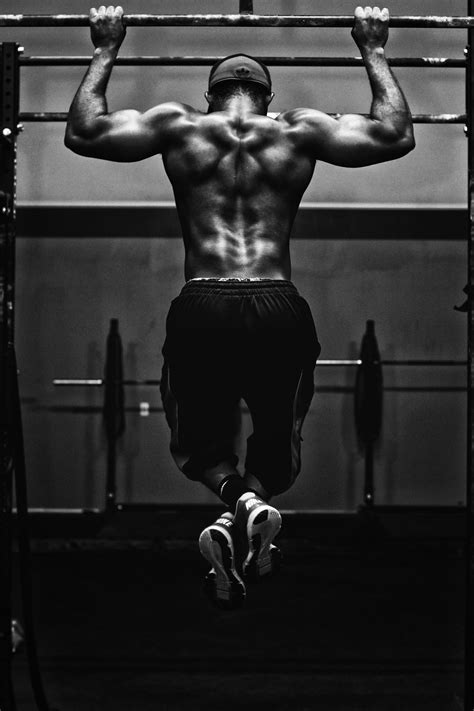 Black And White Fitness Photography