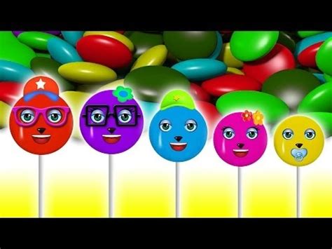 Kids 1 TV: Candy Finger Family Daddy Finger Song For Kids 3D Lollipop ...