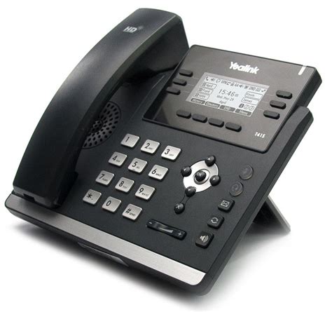 Yealink T41S Black 10- Button Corded 6-Line IP Desk Phone