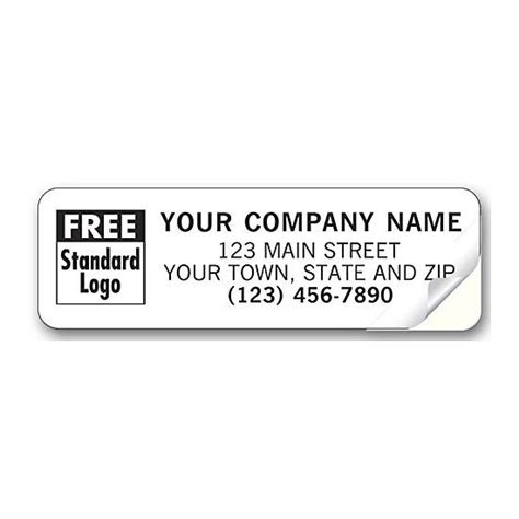 Transparent Address Labels, Padded, Transparent Poly | DesignsnPrint