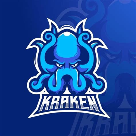 Kraken detailed esports gaming logo template in 2022 | Spiderman ...