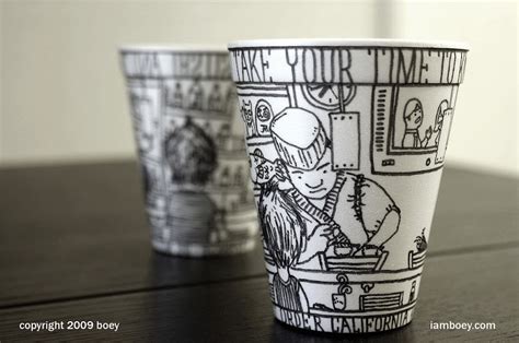 Simply Creative: Styrofoam Cups Art by Cheeming Boey