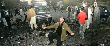 Benazir Bhutto died from force of bomb blast - not from bullet wounds ...