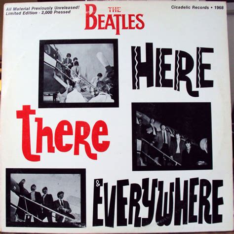 The Beatles – Here There And Everywhere (1988, Vinyl) - Discogs