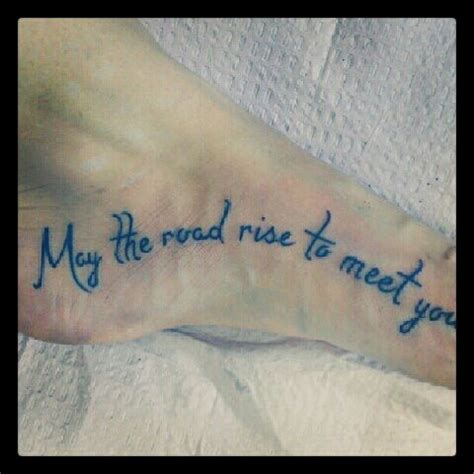 May the road rise to meet you | Tattoo quotes, Stylized, Tattoos