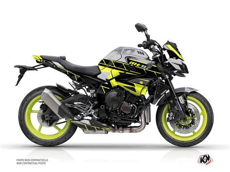 Yamaha MT 10 Street Bike Conquer Graphic Kit Yellow - Kutvek Kit Graphik