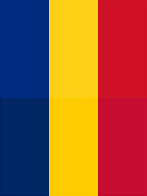 Flag of Romania vs Flag of Chad : r/europe