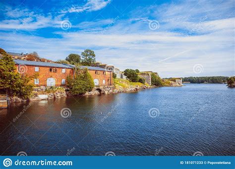 Stone Wall of Suomenlinna Sveaborg Fortress in Helsinki, Stock Image - Image of famous, heritage ...