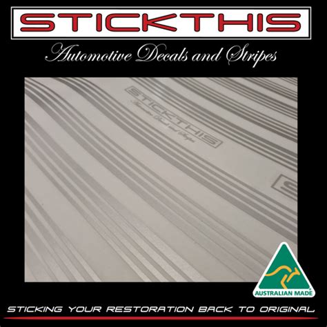 VN SS - Rear Bar ONLY Stripe Kit - STICKTHIS Automotive Decals and Stripes