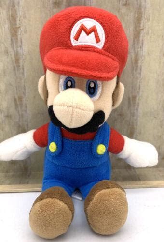 Super Mario Bros MARIO & Plush Doll Stuffed Toy 9 Inch 2010 Nintendo ...