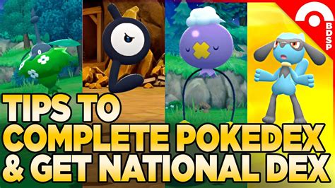 How to Complete the Pokedex & Get the National Dex in Pokemon Brilliant Diamond & Shining Pearl ...