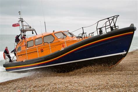 State-of-the-art Shannon class lifeboat launched by the RNLI