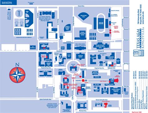 Map Of Texas A & M Campus - Fawnia Susanetta