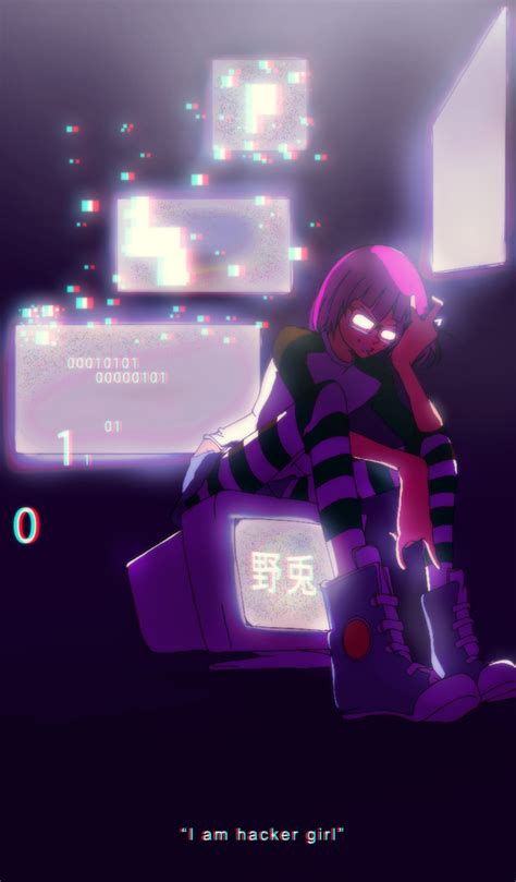 Hacker-girl by REY-HAN on DeviantArt