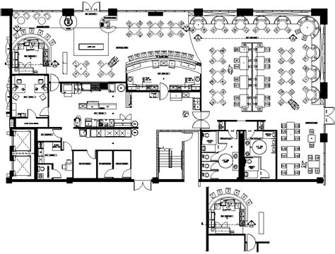 Restaurant Kitchen Floor Plan Dwg - Image to u