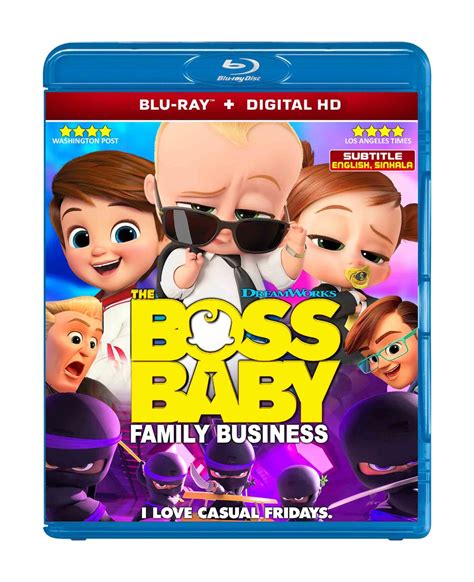 The Boss Baby: Family Business (Blu-ray 2021) Region free