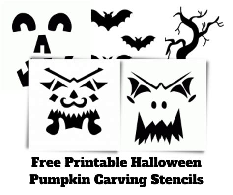 7 Free Printable Halloween Pumpkin Stencils