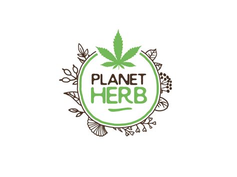 Planet Herb logo v2 by Anita Simon on Dribbble