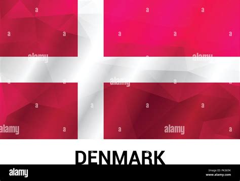 Denmark flag design vector Stock Vector Image & Art - Alamy