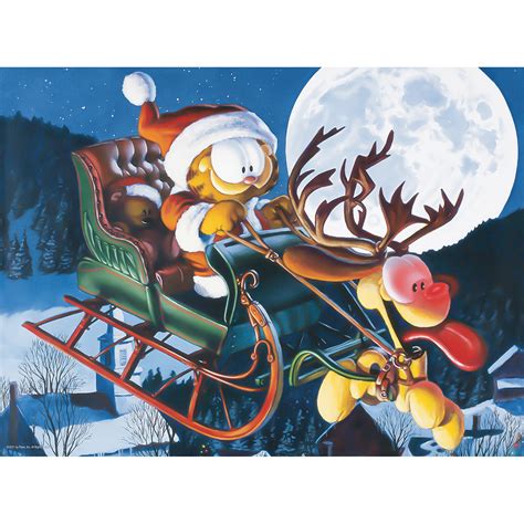 Garfield Christmas 500 Piece Jigsaw Puzzle | Spilsbury